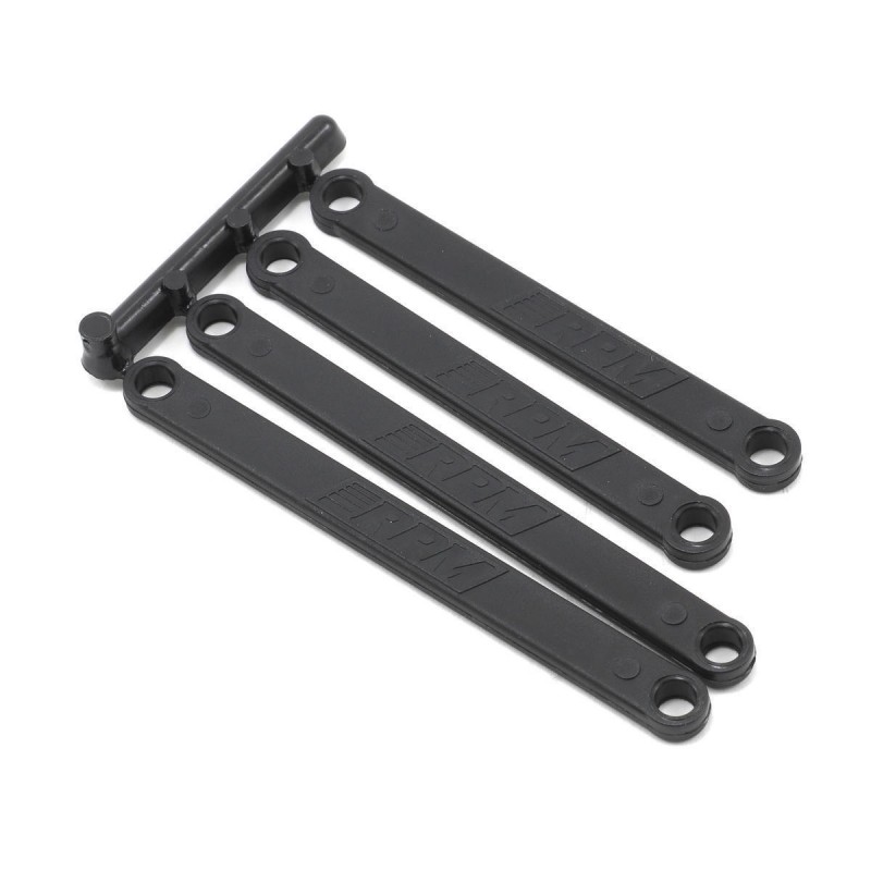 RPM Wahacze 4szt. (czarne)  / Heavy Duty Camber Links (Black) - Traxxas Rustler Stampede 3641 3641A
