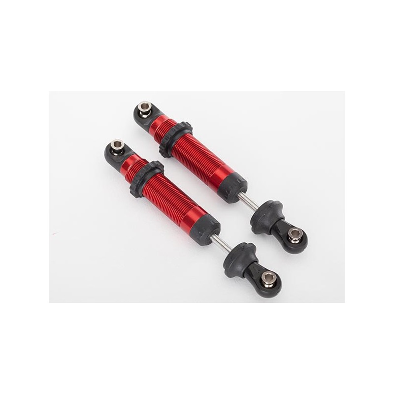 TRAXXAS Amortyzatory 2szt. / Shocks, GTS, aluminum (red-anodized)