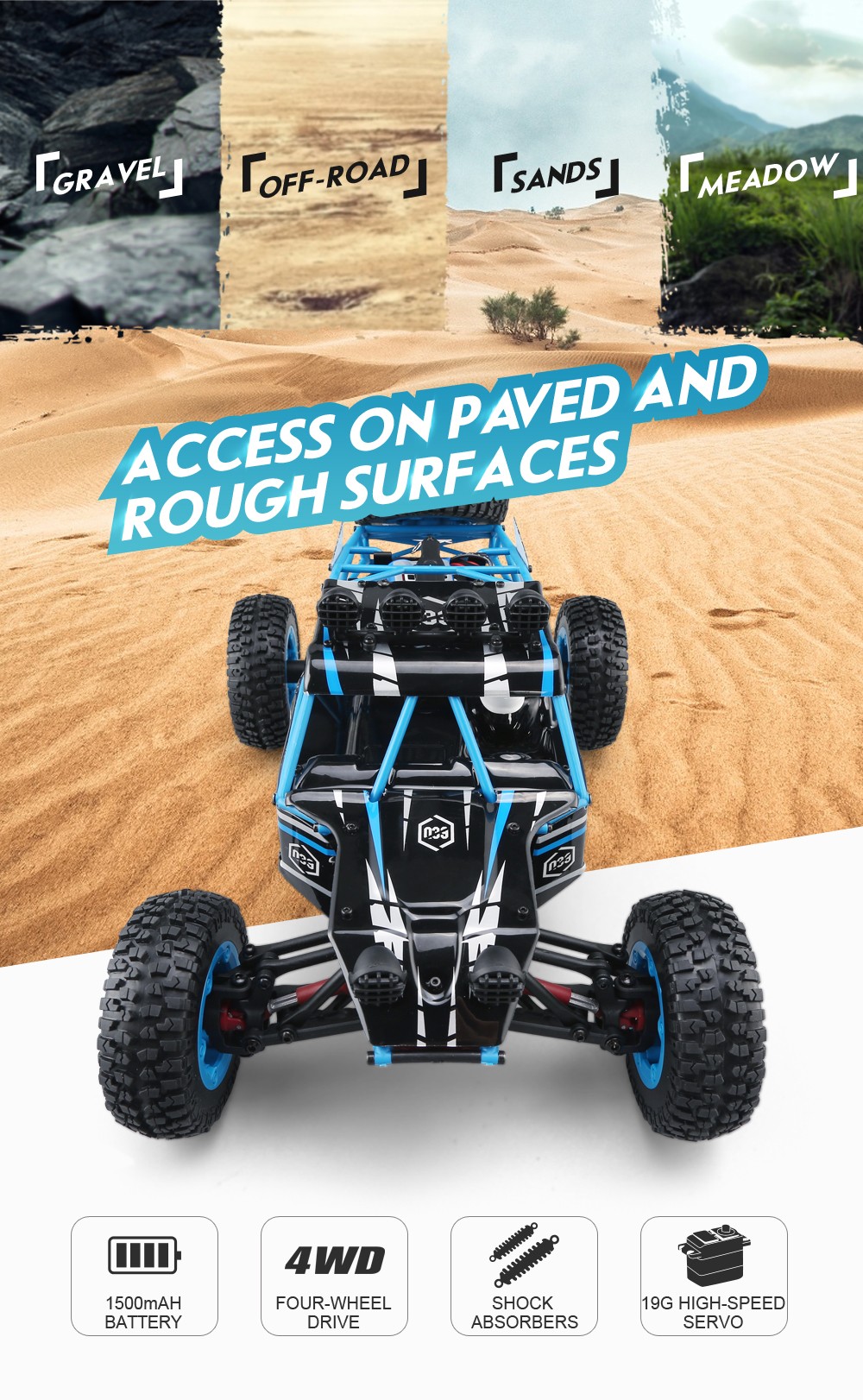 JJRC Q39 HIGHLANDER 1:12 4WD