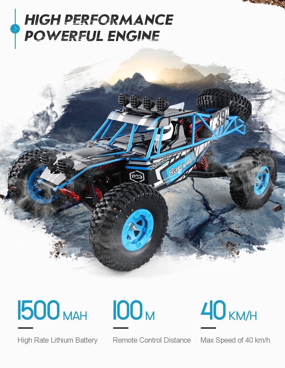 JJRC Q39 HIGHLANDER 1:12 4WD