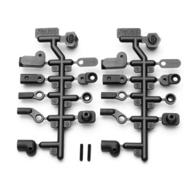 HPI RACING STEERING LINK AND SERVO MOUNT SET (MICRO RS4)