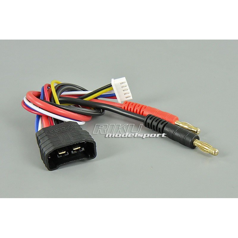 Przewód do ładowania - Wtyki Gold (Banan) 4mm - TRAXXAS / TRX iD LiPo 4S (wtyk)