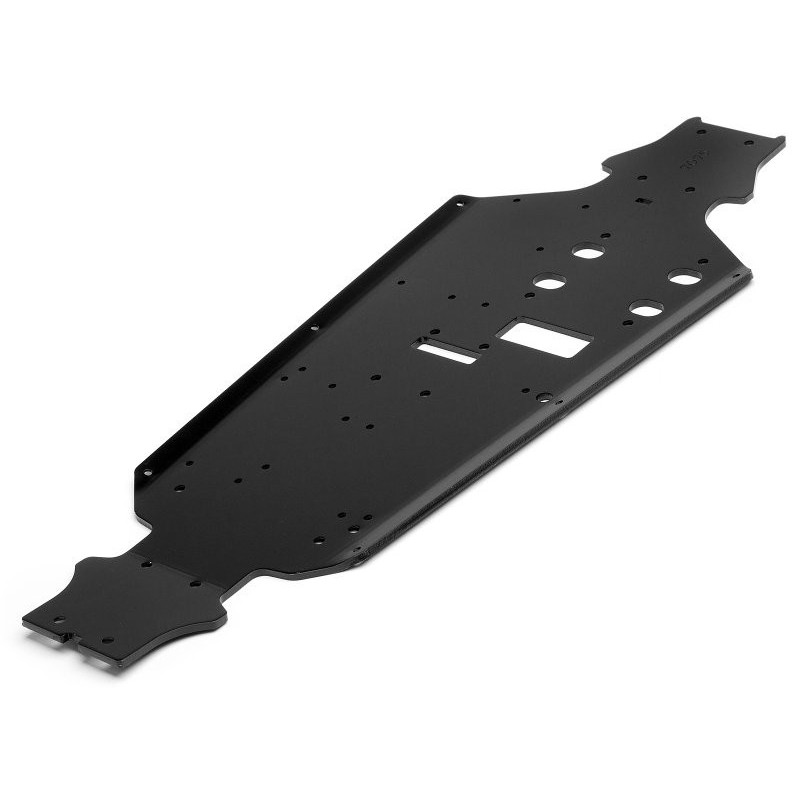 HPI RACING Aluminium Anodized Chassis 7075 3mm Black (Trophy Buggy)