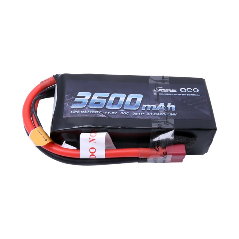 GENS ACE Akumulator LiPo HV 11,4V (11,1V) 3600mAh 50C 3S1P DEAN