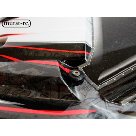 MURAT-RC Podkładki gumowe karoserii 6szt. (niebieskie) do TRAXXAS X-Maxx