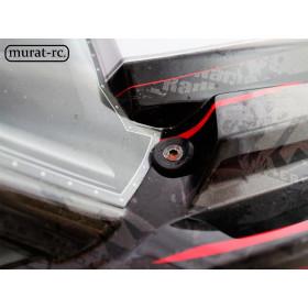 MURAT-RC Podkładki gumowe karoserii 6szt. (niebieskie) do TRAXXAS X-Maxx
