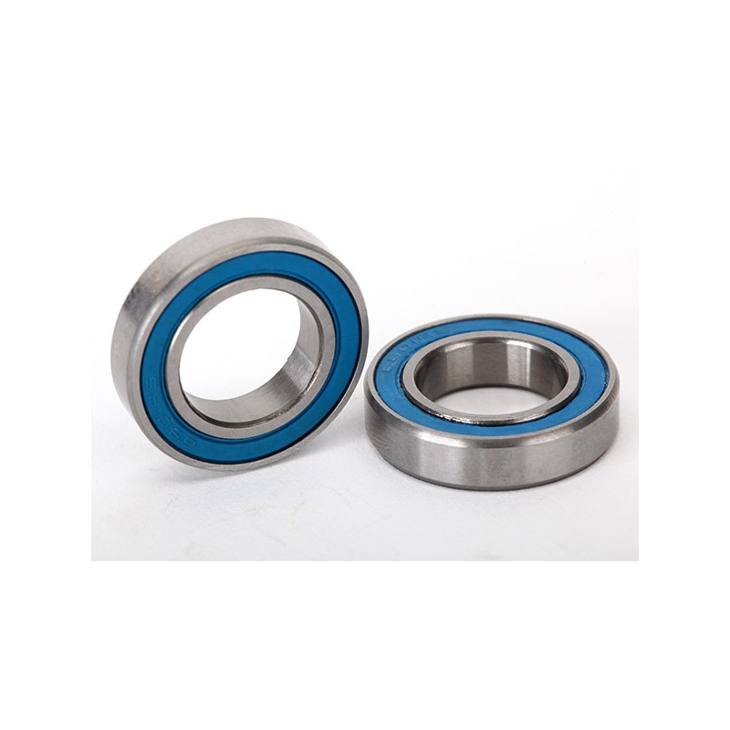 TRAXXAS  Łożyska 12x21x5mm 2szt. / Ball bearings, blue rubber sealed do E-Revo