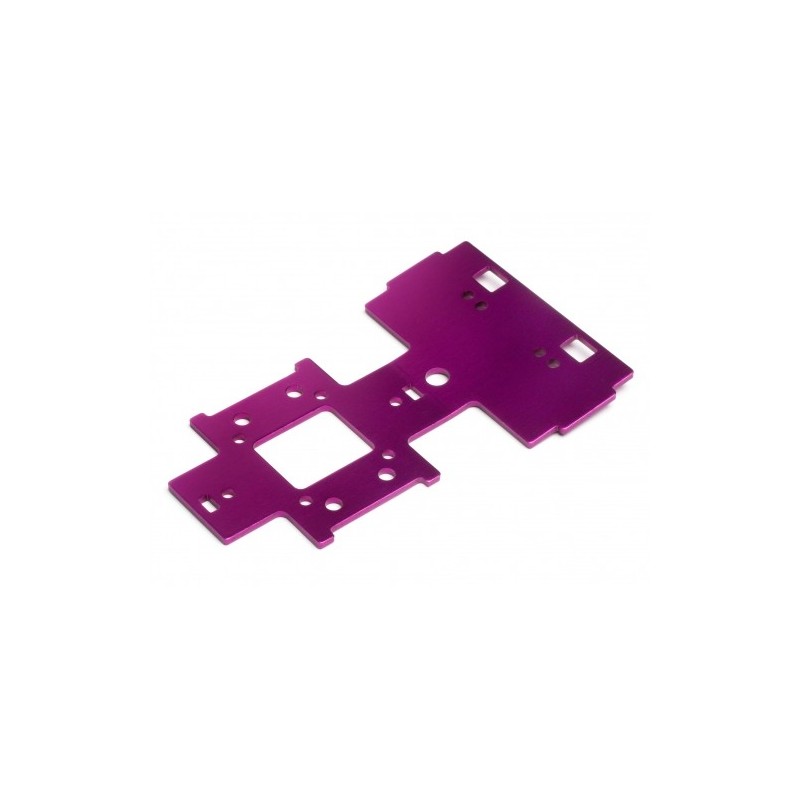 HPI RACING GEAR BOX UNDER PLATE 2.5mm (PURPLE)