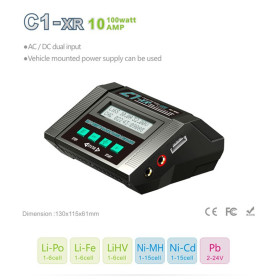 EV-PEAK Ładowarka C1-XR 10A 100W 12V/230V AC/DC