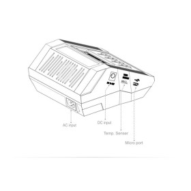 EV-PEAK Ładowarka C1-XR 10A 100W 12V/230V AC/DC