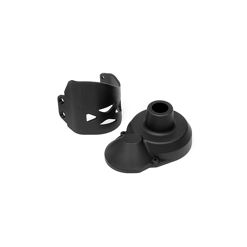 HPI RACING GEAR COVER/MOTOR GUARD SET