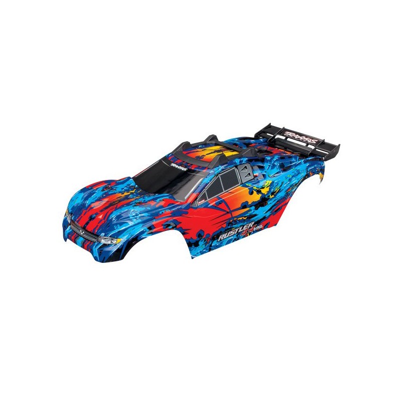 TRAXXAS Karoseria czerwona do Rustler 4x4 VXL