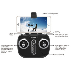 SYMA Dron X56W-P WiFi Kamera HD + Barometr + FPV Podgląd na Smartphone