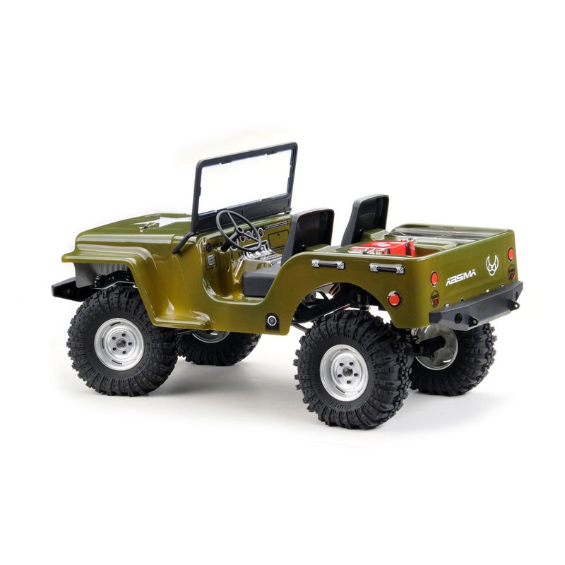 ABSIMA Karoseria Jeep Wrangler Crawler PCV Body 1:10 WB 280mm (Pomalowana)