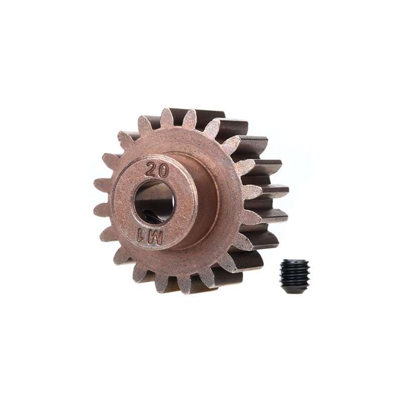 TRAXXAS Zębatka silnika / Gear, 20T Pinion 1M 5mm do E-Revo, X-Maxx