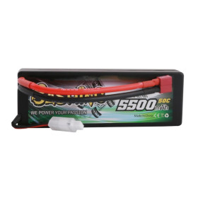 GENS ACE Akumulator LiPo BASHING 7,4V 5500mAh 50C 2S DEAN (B-50C-5500-2S1P-HC-24)