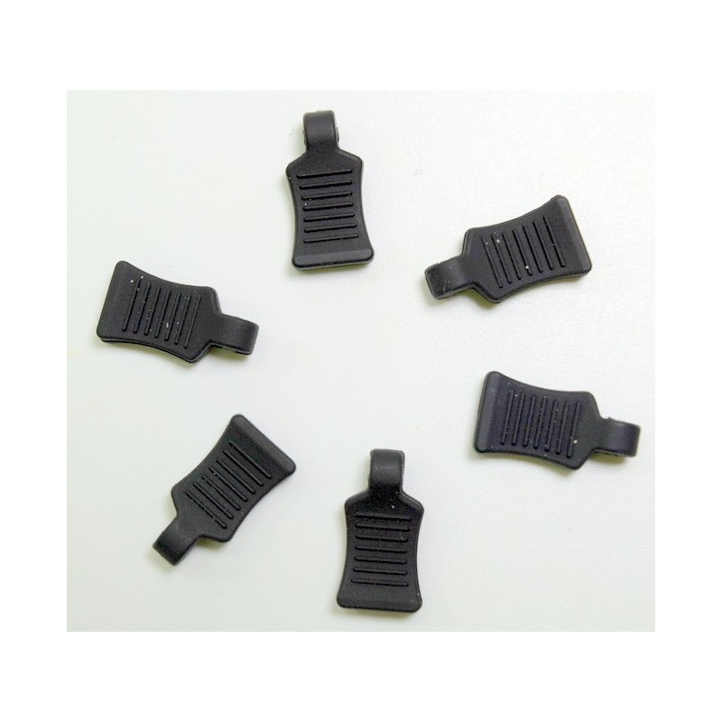 ABSIMA Rubber Pin Grip - black (6)