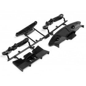 HPI RACING BUMPER/SHOCK MOUNT SET