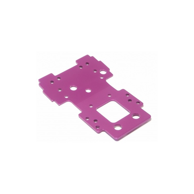 HPI RACING BULKHEAD LOWER PLATE 2.5MM (PURPLE)