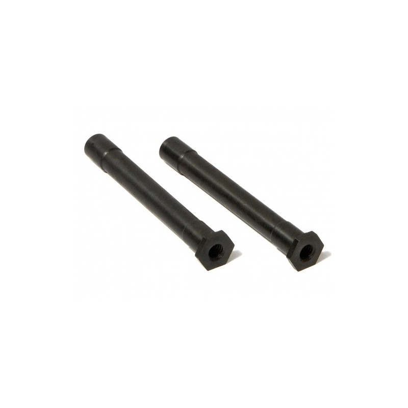 HPI RACING STEERING CRANK POST 6 X 49MM (BLACK/2PCS)