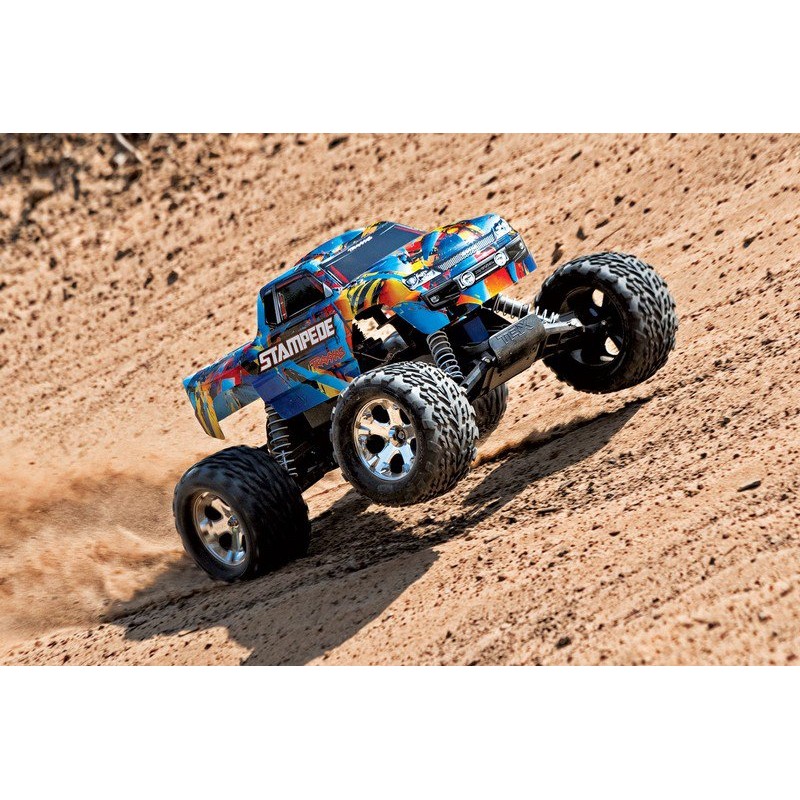 TRAXXAS Auto Stampede XL-5 2WD 1/10 Monster Truck - Rock n' Roll