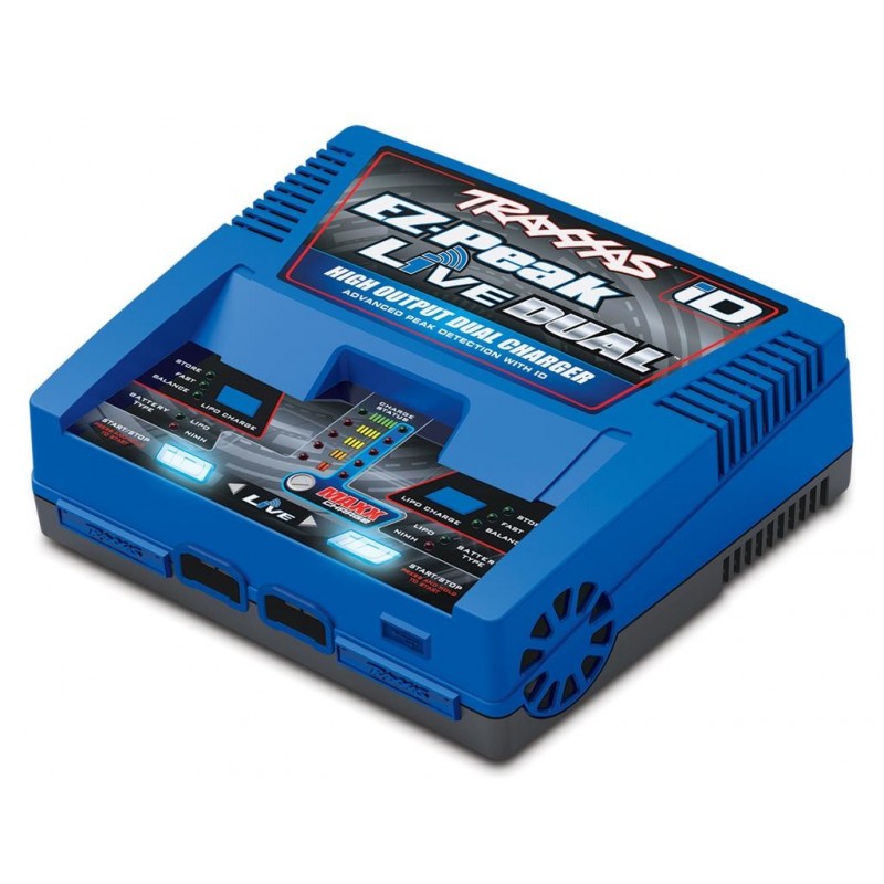 TRAXXAS Ładowarka EZ-Peak Live DUAL (Bluetooth) 26A+ 200W TRX iD