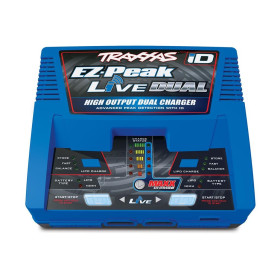 TRAXXAS Ładowarka EZ-Peak Live DUAL (Bluetooth) 26A+ 200W TRX iD