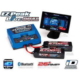 TRAXXAS Ładowarka EZ-Peak Live DUAL (Bluetooth) 26A+ 200W TRX iD
