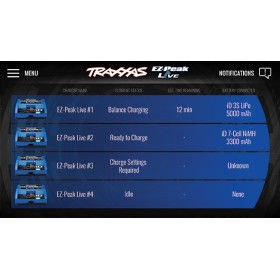 TRAXXAS Ładowarka EZ-Peak Live DUAL (Bluetooth) 26A+ 200W TRX iD