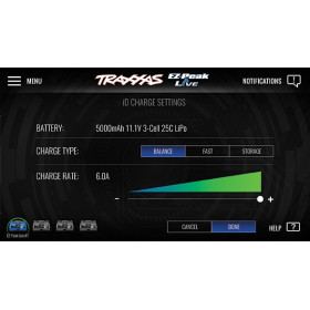 TRAXXAS Ładowarka EZ-Peak Live DUAL (Bluetooth) 26A+ 200W TRX iD