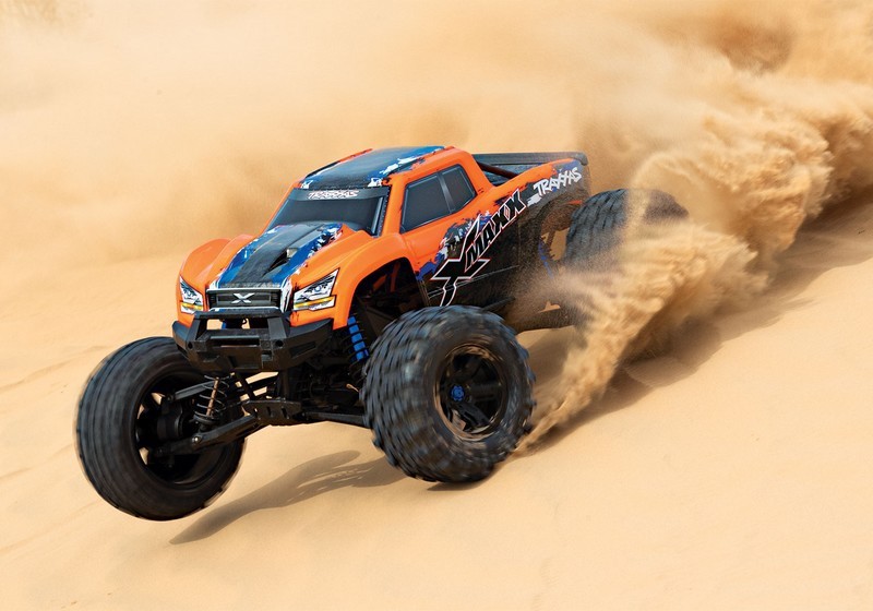 TRAXXAS X-Maxx 8S 4WD 1/5 Monster Truck Pomarańczowy