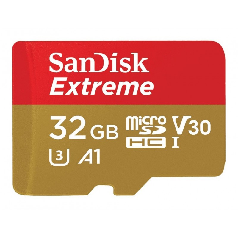 SANDISK Karta pamięci microSDHC 32GB Extreme + Adapter