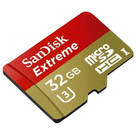 SANDISK Karta pamięci microSDHC 32GB Extreme + Adapter