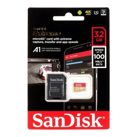SANDISK Karta pamięci microSDHC 32GB Extreme + Adapter