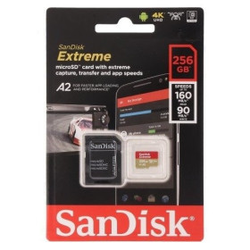 SANDISK Karta pamięci microSDXC 256GB Extreme + Adapter