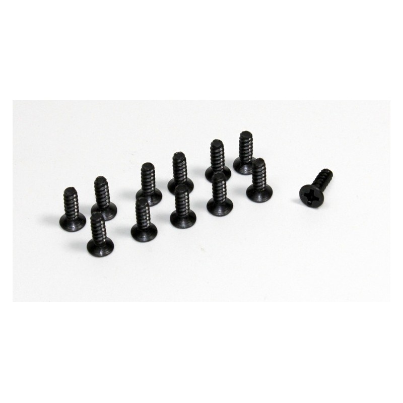 ABSIMA Śruby / Flat Cross Screw M3x10 (12) Buggy/Truggy