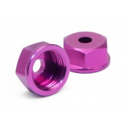HPI RACING ALUMINIUM BOTTOM SHOCK CAP(NO GROOVE/PURPLE/2PC