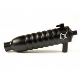 HPI RACING RIBBED TUNED PIPE (BLACK/21+)