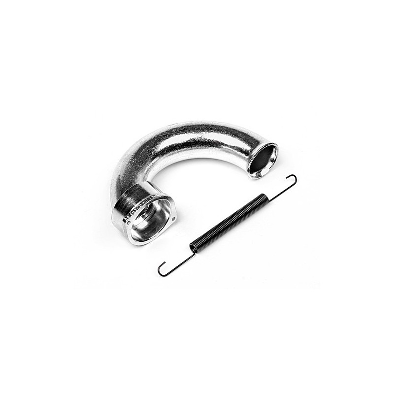 HPI RACING EXHAUST HEADER (SILVER)