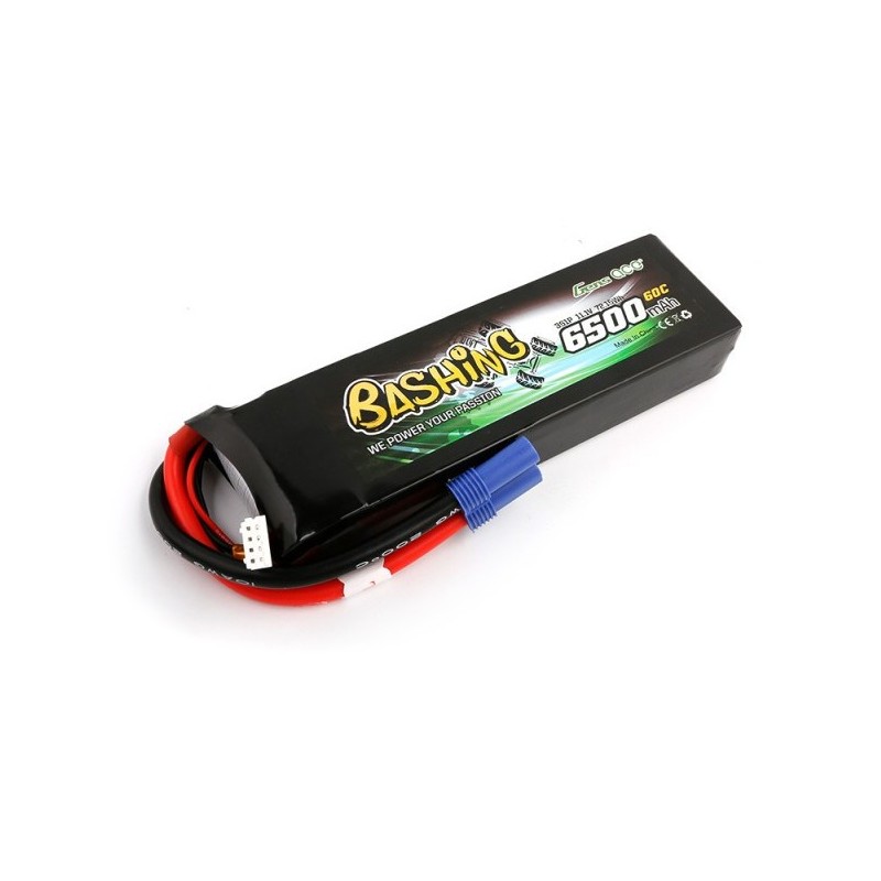 GENS ACE Akumulator LiPo Bashing 6500mAh 11.1V 60C EC5 (B-60C-6500-3S1P-Bashing-EC5)