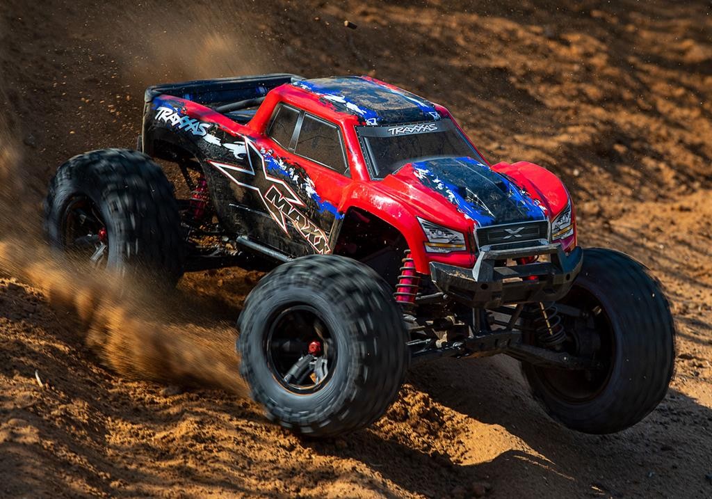 TRAXXAS X-Maxx 8S 4WD 1/5 Monster Truck Czerwony