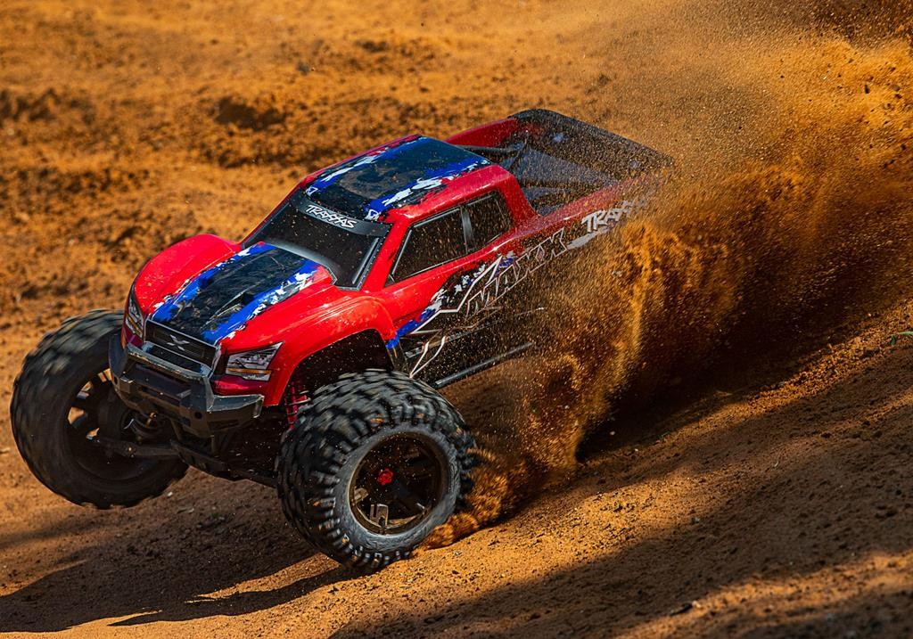 TRAXXAS X-Maxx 8S 4WD 1/5 Monster Truck Czerwony