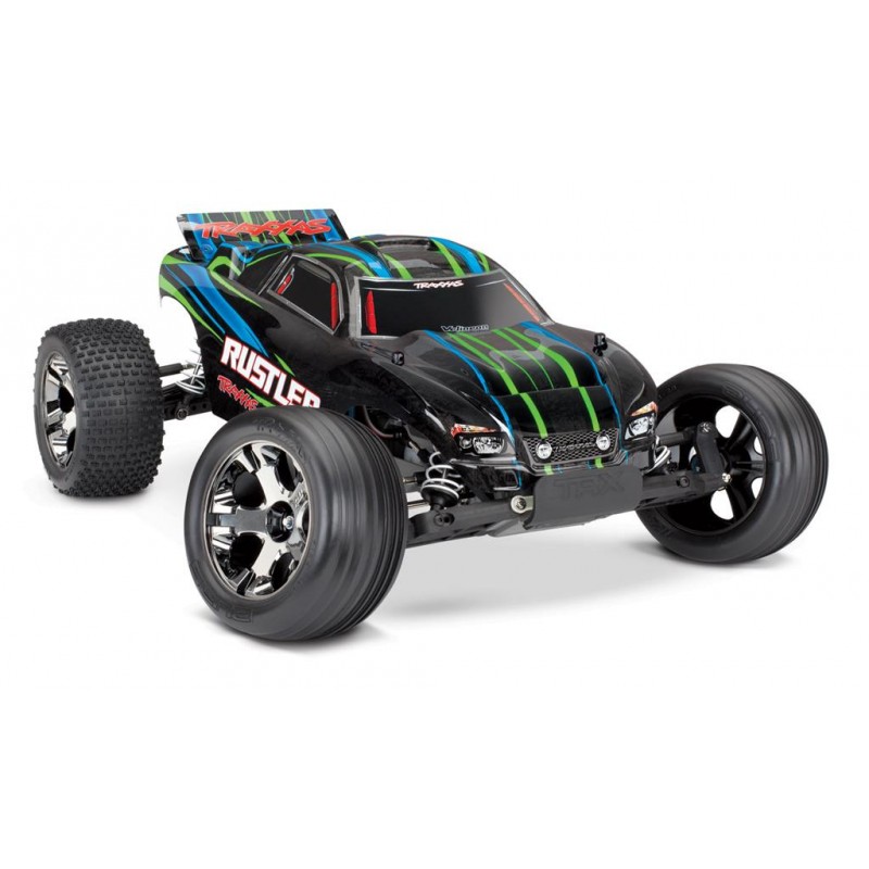 TRAXXAS Auto Rustler VXL 2WD 1/10 + TSM (zielony)