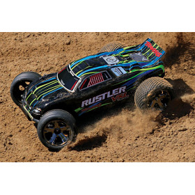 TRAXXAS Auto Rustler VXL 2WD 1/10 + TSM (zielony)