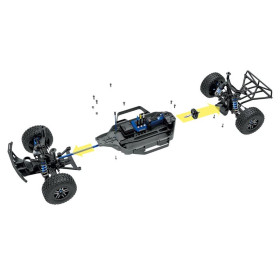 TRAXXAS Auto Slash VXL 4WD Ultimate 1/10 + TSM + Alu (pomarańczowy)