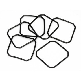 HPI RACING DIFF CASE GASKET (6PCS)