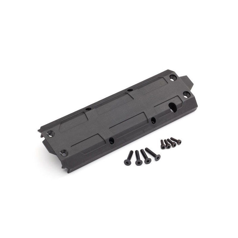 TRAXXAS Element płyty podwozia / Skidplate, center, Maxx