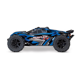 TRAXXAS Auto Rustler 4X4 XL-5 1/10 (niebieski)