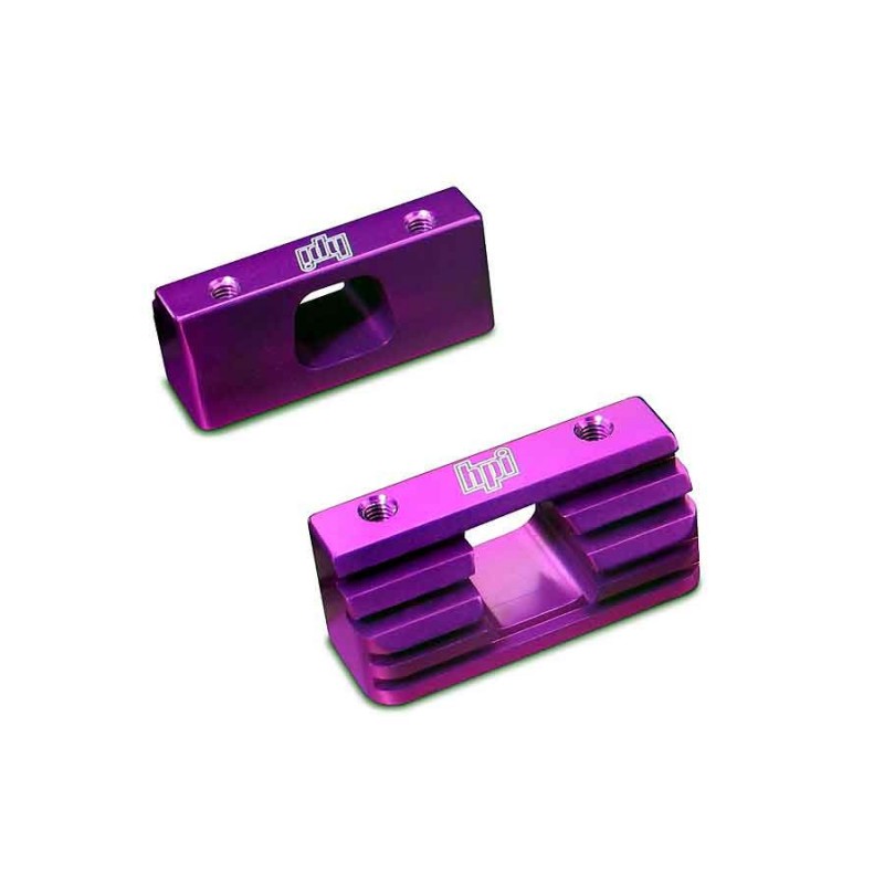 HPI RACING BILLET HEATSINK ENGINE MOUNTS(PURPLE)