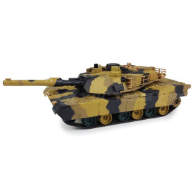 HENG LONG Czołg U.S. Abrams M1A2 1/24 2.4GHz (działko ASG/IR/dźwięk)